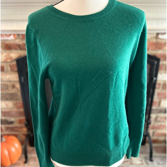Quince Green Cashmere Sweater - Size Small - Picture 3 of 13